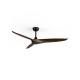 Outdoor ceiling fan Nova Black Dark Wood with DC motor by Sulion