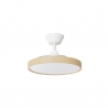 Bombay Estilo S Natural Wood with transparent blades and LED light by Sulion