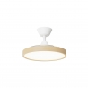 Bombay Estilo S Natural Wood with transparent blades and LED light by Sulion