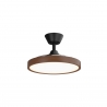 Bombay Estilo S Natural Wood with transparent blades and LED light by Sulion