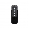 Athens Low Profile Black with remote control by Hunter
