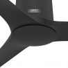 Athens Low Profile Black with remote control by Hunter