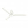 Athens Low Profile White with remote control by Hunter
