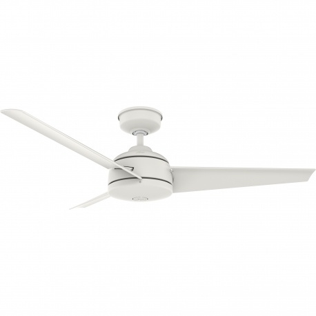 Trimaran White Outdoor ceiling fan with remote control by Hunter