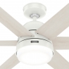 Arete White with DC motor and light by Hunter