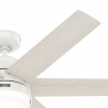 Arete White with DC motor and light by Hunter
