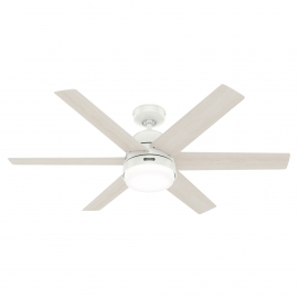 Arete White with DC motor and light by Hunter