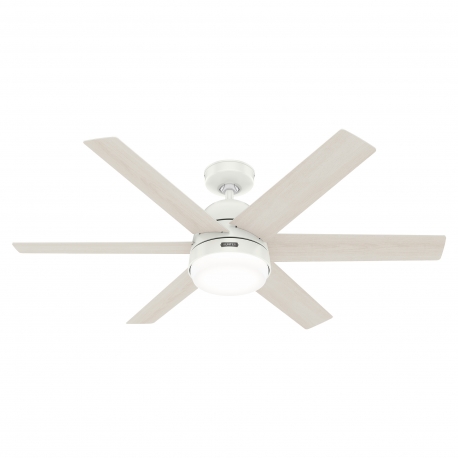 Arete White with DC motor and light by Hunter