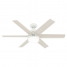 Arete White with DC motor and light by Hunter