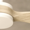 Ava M White Natural Wood with DC motor and LED light by Sulion