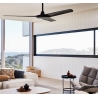 Abyss Black Outdoor DC ceiling fan by Beacon