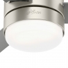 Gilmour Matt Chrome with light and remote control by Hunter
