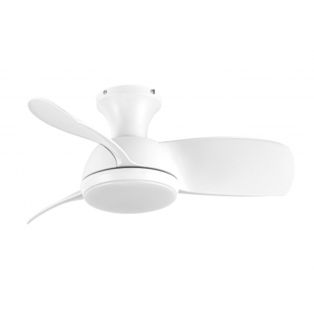 Syros White with DC motor and LED light by Beacon