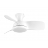Syros White with DC motor and LED light by Beacon