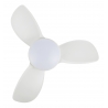Syros White with DC motor and LED light by Beacon