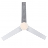 Riverton White Outdoor ceiling fan with light by Beacon