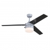 Riverton Silver Outdoor ceiling fan with light by Westinghouse