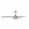 Riverton Silver Outdoor ceiling fan with light by Westinghouse