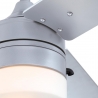 Riverton Silver Outdoor ceiling fan with light by Westinghouse