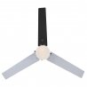 Riverton Silver Outdoor ceiling fan with light by Westinghouse
