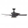 Nevada Iron Outdoor ceiling fan with light by Westinghouse