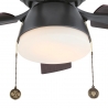 Nevada Iron Outdoor ceiling fan with light by Westinghouse