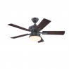 Nevada Iron Outdoor ceiling fan with light by Westinghouse