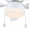 Nevada White Outdoor ceiling fan with light by Westinghouse