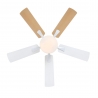 Nevada White Outdoor ceiling fan with light by Westinghouse