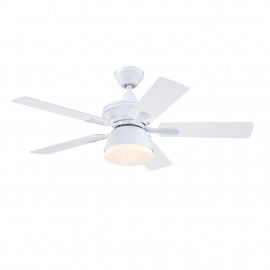Nevada White Outdoor ceiling fan with light by Westinghouse
