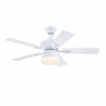 Nevada White Outdoor ceiling fan with light by Westinghouse