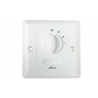 Kennicott Matt Black with wall control by Hunter