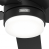 Giannis Matt Black with LED light and remote control by Hunter