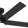 Giannis Matt Black with LED light and remote control by Hunter
