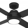 Greta Matt Black with DC motor and LED light by Hunter