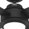 Greta Matt Black with DC motor and LED light by Hunter