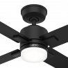 Mila Matt Black with DC motor and LED light by Hunter