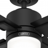 Mila Matt Black with DC motor and LED light by Hunter