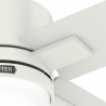 Mila White with DC motor and LED light by Hunter