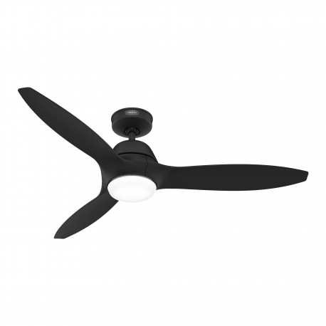 Calabasas  Matt Black with DC motor and LED light by Hunter