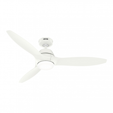 Calabasas White with DC motor and LED light by Hunter