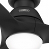 Calabasas LP  Matt Black with DC motor and LED light by Hunter