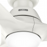 Calabasas LP White with DC motor and LED light by Hunter