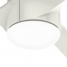 Rosedale White with DC motor and LED light by Hunter
