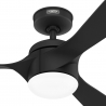 Rosedale Black with DC motor and LED light by Hunter