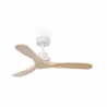 Nati 107 White Natural Outdoor Ceiling fan with DC motor by Sulion