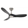 ECO GENUINO 122 BN MS Brushed Chrome - Black with DC motor and remote control by Casafan