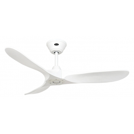 ECO GENUINO 122 MW  White with DC motor and remote control by Casafan