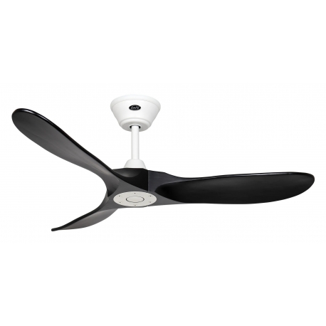 ECO GENUINO 122 ΜW MS White - Black with DC motor and remote control by Casafan