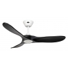 ECO GENUINO 122 ΜW MS White - Black with DC motor and remote control by Casafan